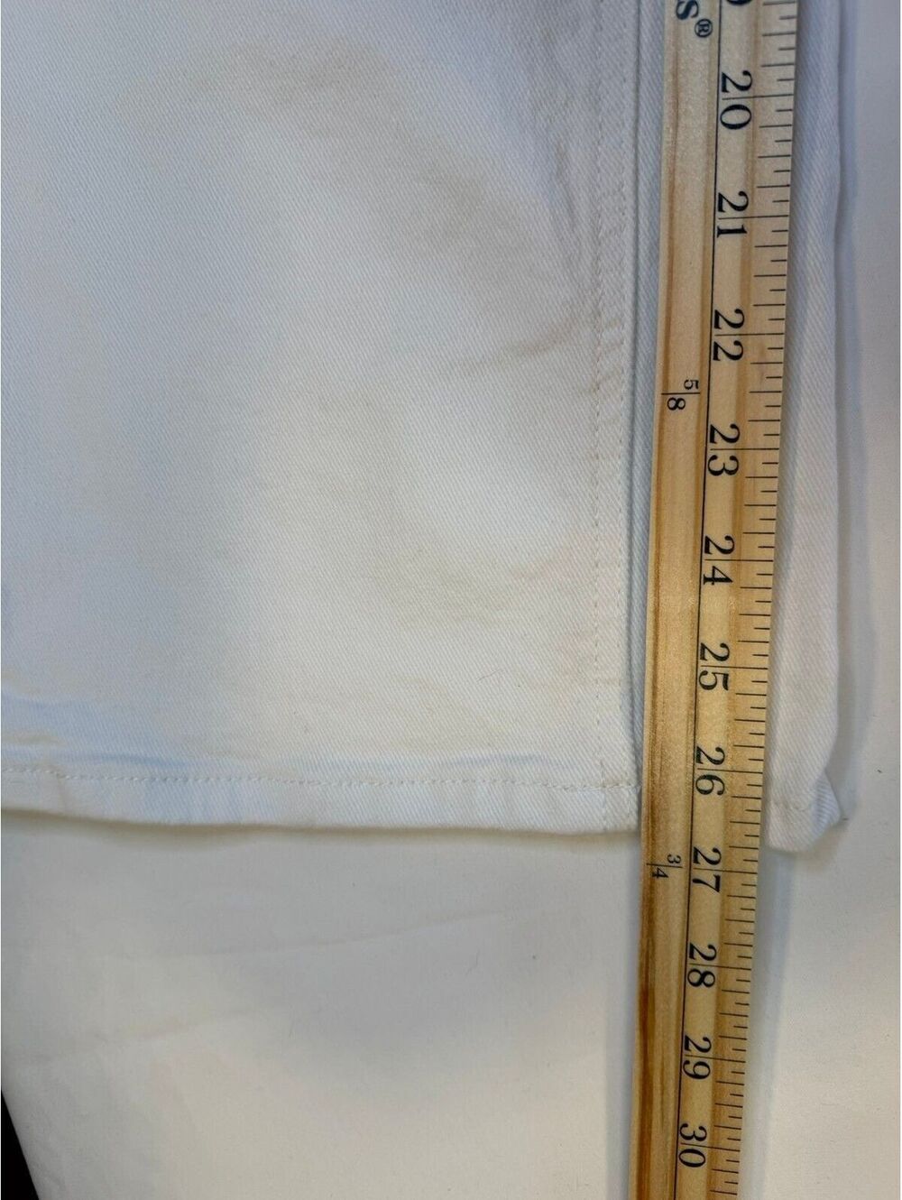BloomChic White Stretchy Straight-Leg Jeans - 18 - Picture 11 of 12